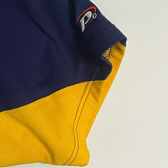 Men’s P2 Pro Player Polo Shirt University Of Michigan Wolverines Size 2XL Blue - Picture 5 of 12